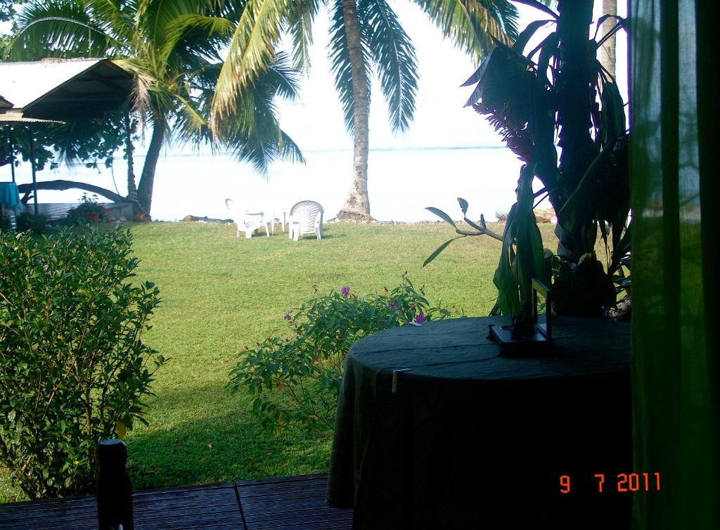 Tauhanihani Village Lodge La Vague Bleue Teahupoo エクステリア 写真